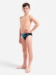 Подростковые плавки для мальчика Arena Paint Swim Briefs 011800-550 140 см Черный/Бирюзовый (3468337913535) - изображение 3