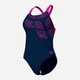 Купальник слитный женский Arena Kikko Swimsuit Swim Pro Back 010807-790 Синий/Розовый (3468337757276) - изображение 8