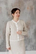 Женский вязаный жакет Viva ART KNIT беж, L 047165 - изображение 1