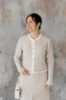 Женский вязаный жакет Viva ART KNIT беж, L 047165 - изображение 2