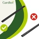 Клипсы для ленты забора Gardlov 20 шт Anthracite (5900779951211) - изображение 12