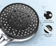 Ручная душевая лейка VOXON VX-HS003 с режимами Wide Fan и Point Jet, хром - Уцінка - изображение 2