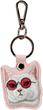 Etui-brelok Nimmy do AirTag Glasses Cool Cat Pink (6971080318696) - obraz 1