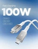 Кабель Spigen Essential EB10015CC Type-C Cable 100W 1.5 м White (8800283315523) - зображення 3