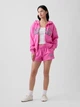 Толстовка на молнии с капюшоном на флисе женская GAP 966129126 2XL Розовая (1163464283) - изображение 3