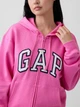 Толстовка на молнии с капюшоном на флисе женская GAP 966129126 2XL Розовая (1163464283) - изображение 4