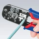 Кримпер для опрессовки штекеров типа Western - Knipex 97 51 10 - изображение 3