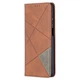 Чехол-книжка с кармашками UniCase Geometric Pattern для Samsung Galaxy A12 (A125) / A12 Nacho (A127) / M12 (M127) - Coffee - изображение 3