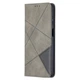 Чехол-книжка с кармашками UniCase Geometric Pattern для Samsung Galaxy A12 (A125) / A12 Nacho (A127) / M12 (M127) - Grey - изображение 3