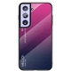 Защитный чехол Deexe Gradient Color для Samsung Galaxy S21 - Rose / Blue - изображение 1