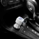 USB зарядка от прикуривателя в авто Hoco Z 23 на 2 USB Белый - изображение 7