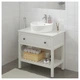 Тумба під раковину IKEA HEMNES/TÖRNVIKEN 82x48x90 см біла 192.751.55 - зображення 1