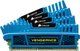 Оперативна пам'ять Corsair DDR3-1600 16384MB PC3-12800 (Kit of 4x4096) Vengeance Blue (CMZ16GX3M4A1600C9B) - зображення 1