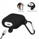 Чохол для навушників DOITOP AirPods Silicone Case Black - зображення 3