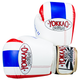 Перчатки YOKKAO Velcro Thai Flag II real leather 10 ун Белый - изображение 1