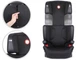 Автокрісло Lionelo HUGO ISOFIX 15-36 kg Чорне - зображення 4