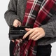 Кошелек женский кожаный Kafa RFID AE214 черный - изображение 5