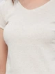 Футболка LC Waikiki S Бежева (LCW Woman -1005) - зображення 4