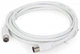 Антенний кабель-подовжувач Cablexpert CCV-515-W-5M 5 м White - зображення 2