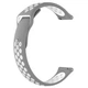 Ремешок для Amazfit BIP | Bip Lite | Bip U / Pro/ Mini | GTS | GTS 2 /3 | Gtr 42mm силиконовый 20мм перфорированный Серо-Белый BeWatch (1010142) - изображение 2