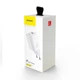 Сетевое зарядное устройство адаптер BASEUS For Qi Quick Charge 1USB, 2.4A,QC3.0 с функцией быстрой зарядки White (SZU30) - изображение 7
