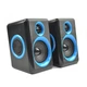 USB колонки для ПК компьютера FT-165 Black/Blue - изображение 1