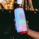 Портативная акустическая колонка T&G с LED-подсветкой и шнурком для переноски Bluetooth 10Вт Красная (TG157stereo-02) - изображение 6