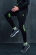 Спортивные штаны Kelme MONTES черно-салатовые S 3871306.9012 - изображение 3