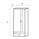 Шафа Next Meblar 80x195x50 (NEXT_3) 017548 - зображення 2