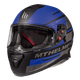 Мотошолом MT Helmets Thunder 3 SV PITLANE Matt Blue XXL - зображення 2