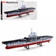 Конструктор SLUBAN M38-B0698 Військовий корабель (крейсер),1:450, літаки,1636 деталей - зображення 8