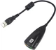 Звуковая карта Protech Steel Sound USB Audio Adapter 5Hv2 7.1 3D Black (PA-5271) - изображение 1