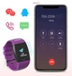 Фітнес браслет Smart Band MX ST01 Тонометр Пурпурний (можливість роботи у вигляді брелока) (SBST01TP) - зображення 2