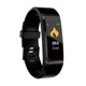 Фітнес браслет Smart Band MX ID115 Plus Тонометр (Color Screen) Чорний (SBID115PB) - зображення 3