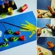 Пальчикові фарби безглютенові MALINOS Fingerfarben непроливаемые 6 кольорів - зображення 5