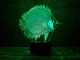 Сменная пластина для 3D ламп "Рыбка" 3DTOYSLAMP (НЕ НОЧНИК) - изображение 1