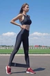 Тканева гумка для фітнесу та спорту PowerPlay 4111 Hip Band L Light Чорна (d_84cm) - изображение 9