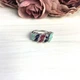 Серебряное кольцо с натуральным сапфиром 3.025ct, изумрудом, рубином, вес изделия 4,19 гр (2063629) - изображение 2