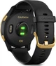 Смарт-часы Garmin Venu Black with Gold (010-02173-33); 1.2" (390x390) TFT сенсорный / Bluetooth / Wi-Fi, GPS, GLONASS / до 5 дней / 5 ATM / 43.2 х 43.2 х 12.4 мм, 46.3 г / черно-золотистый - изображение 6