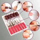 Аппарат для маникюра и педикюра Glazing Machine Nail Master 208 Black машинка на 35000 об/мин 30 ВТ ножная педаль фрезер на 6 насадок - изображение 4