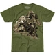 Футболка 7.62 Lighting's Hand Military Green (S) - зображення 2