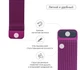Ремінець ArmorStandart Milanese Loop для Apple Watch 42 (Series 10)/41/40/38 Purple (ARM50691) - зображення 2