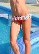 Детские плавки с воланами Keyzi Maja slip R 92 Красный - изображение 1