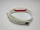 Ремінець Xiaomi Mi Band 2 з рамкою силіконовий браслет Білий / Червоний 1091P - зображення 2
