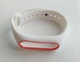 Ремінець Xiaomi Mi Band 2 MiJobs силіконовий з рамкою Білий / Червоний 1088P - зображення 1