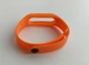 Ремешок Xiaomi Mi Band 2 MiJobs силиконовый с рамкой Оранжевый / Белый 1088P - изображение 2