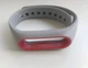 Ремешок Xiaomi Mi Band 2 с рамкой силиконовый браслет Серый / Красный 1091P - изображение 1