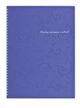 Записна книга коледж-блок Buromax Barocco A4 80 л клітка на пружині фіолетовий (BM.2446-607) - зображення 1