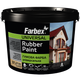 Краска резиновая универсальная Farbex Rubber Paint Вишневая (RAL 3005) 1.2кг - изображение 1