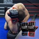 Перчатки для MMA тренировочные спортивные перчатки для единоборств PowerPlay 3058 Черно-Синий L (OPT-8991) - изображение 4